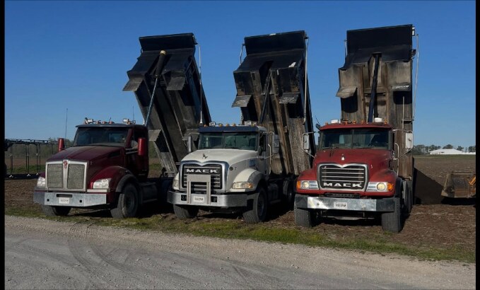Iron Ridge Hauling dump truck fleet